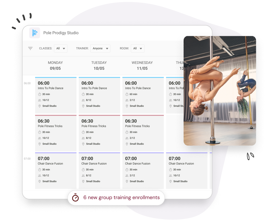 No matter if you have your own studio or teach students in somebody’s place, implementing a dedicated software for pole dance studios is a game changer.