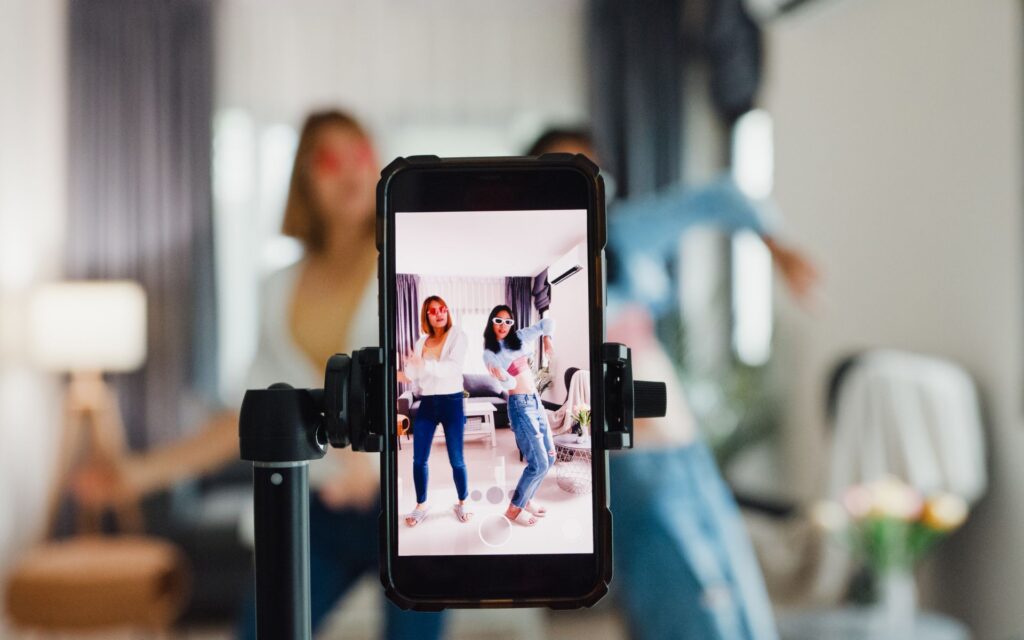 Person enjoying fun workout