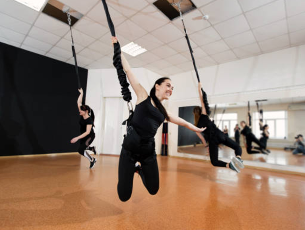 Bungee classes: these muscle strengthening exercises help recruit various muscle groups.