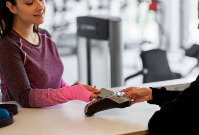 Most gyms are flexible about membership fee transfer options: they accept cash, debit cards, or money transfer from a member’s account.