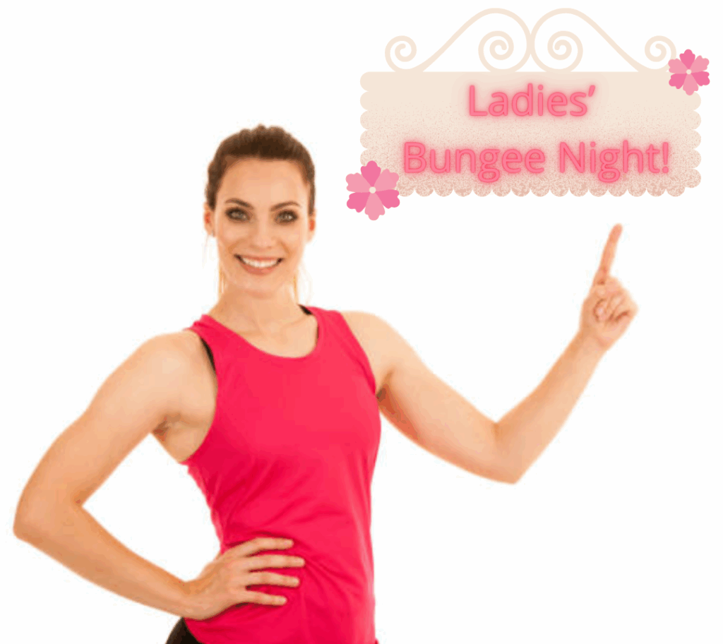 Bungee workout supports women’s health and may be a great occasion for events.