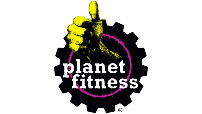 Planet Fitness logo. The gym has a welcoming environment and reasonable membership costs. Source: logos-world.com