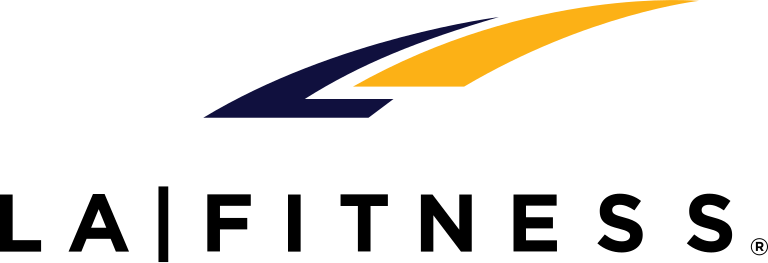 LA Fitness logo. The gym offers a discount for a workout buddy or bringing a guest anytime for free. Source: commons.wikimedia.org