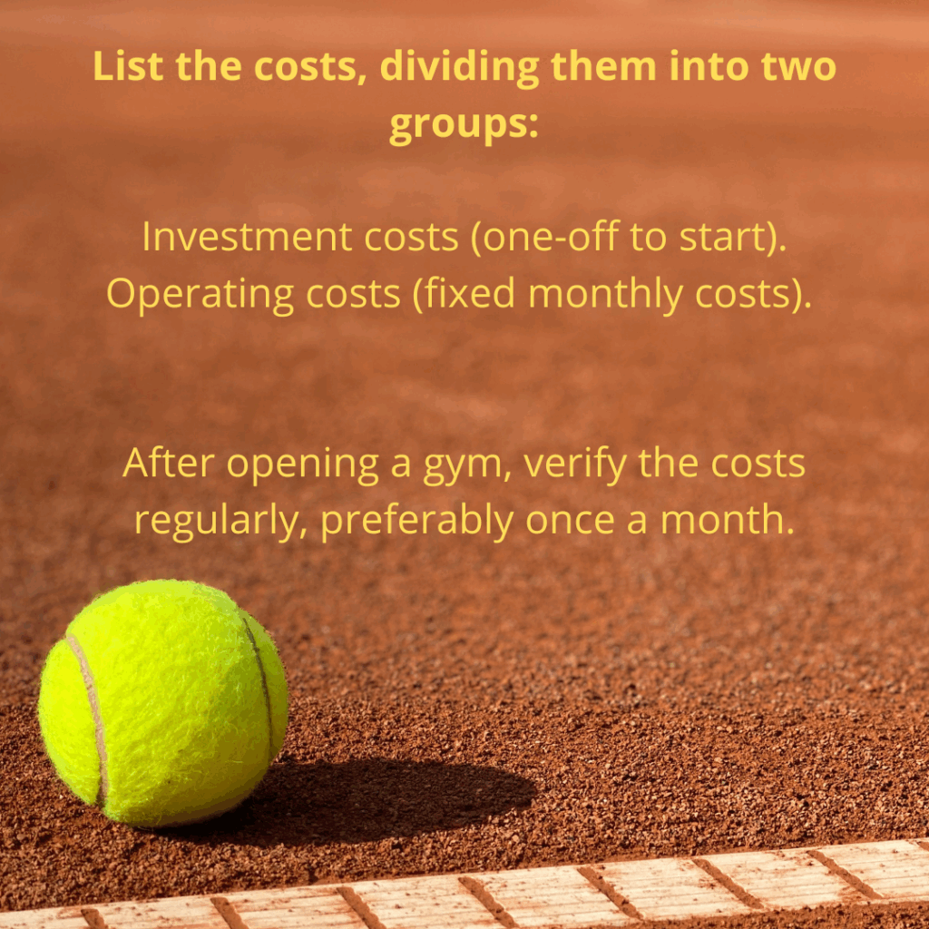 A financial plan is an important part of tennis company BP.