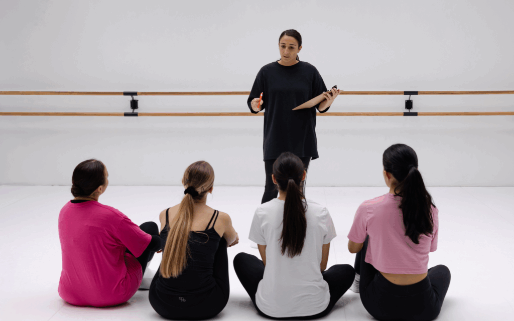 Be a dance teacher - practicing choreography and rehearsing