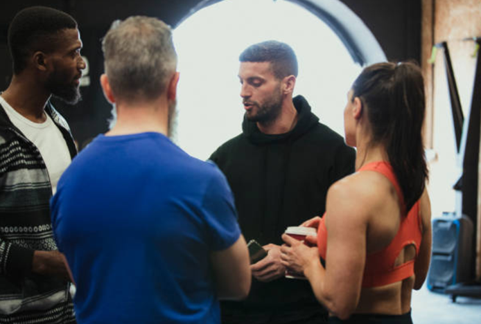 Personal training services may be offered to gym goers and convert them into potential clients.