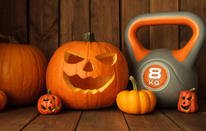 Warm up or main part of workout - everything can be organized in a spooky and fun style.